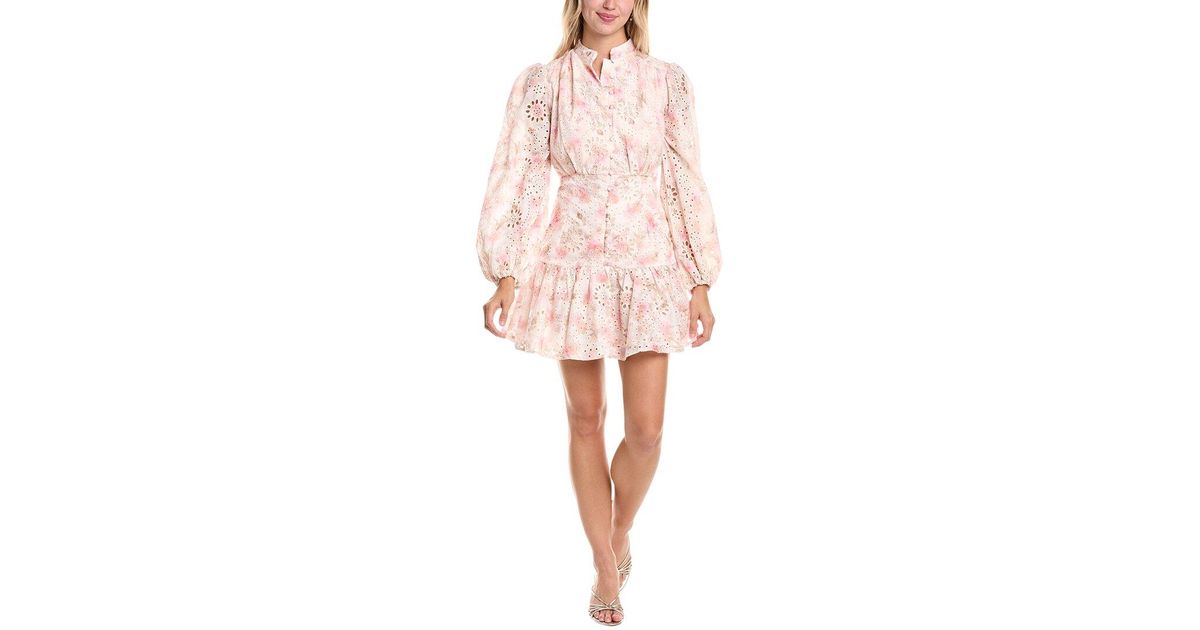 Bardot Hendry Floral Mini Dress in Pink | Lyst UK