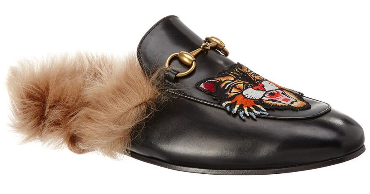 gucci princetown angry cat