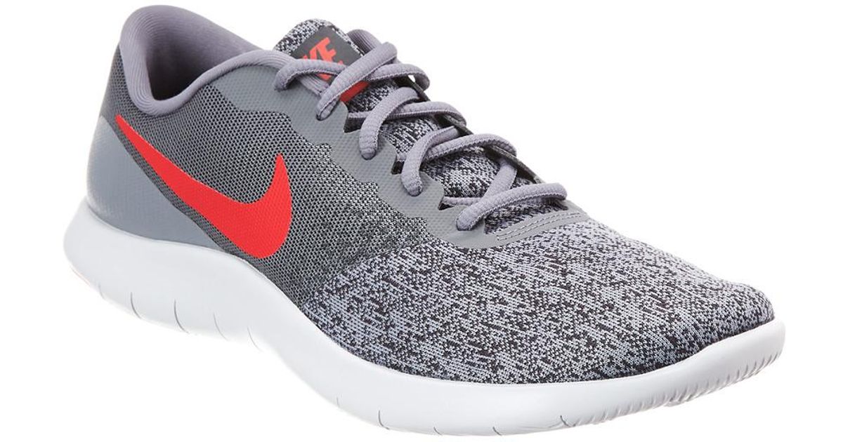 nike flex contact grey running shoes