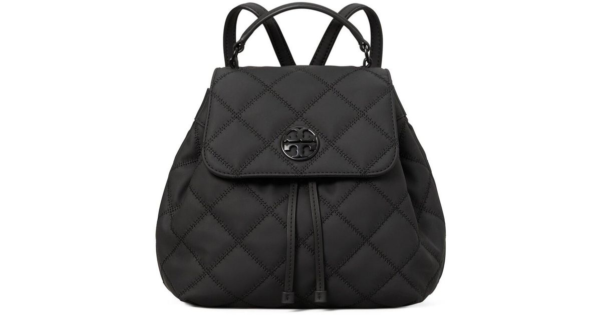 トリーバーチ リュック TORY BURCH WILLA Tory Burch Willa Backpack in Black | Lyst