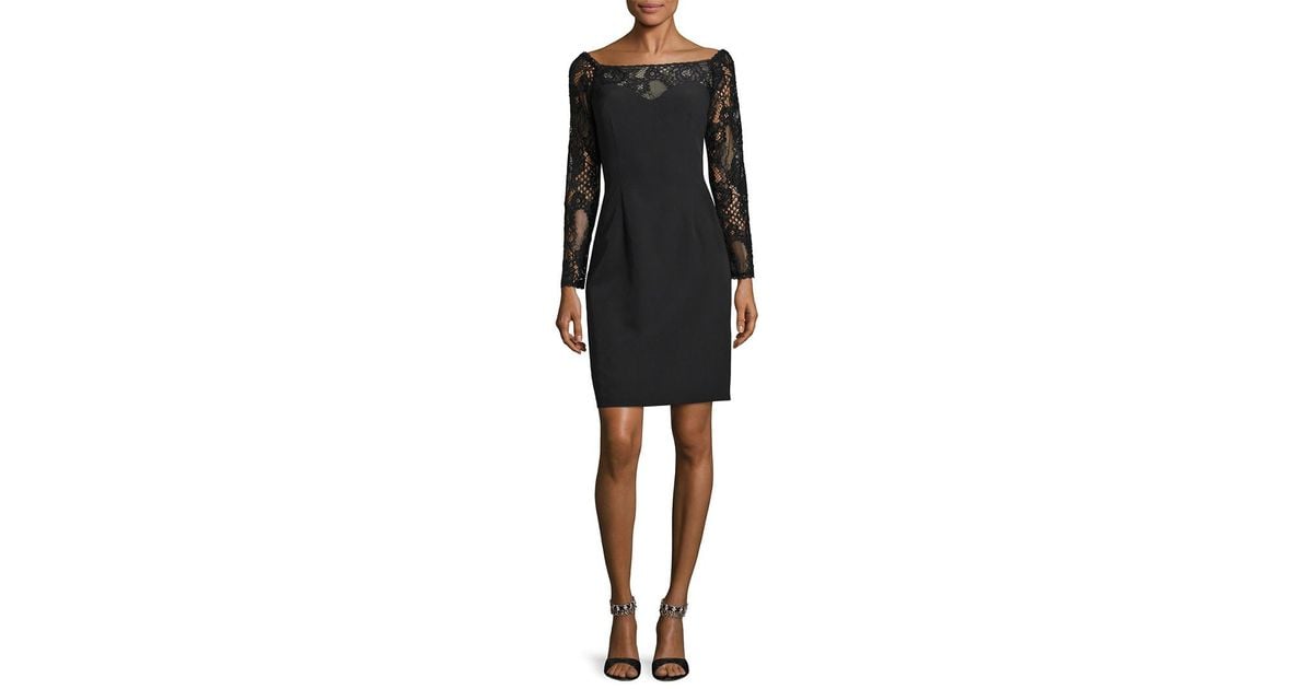 js collection stretch crepe midi dress