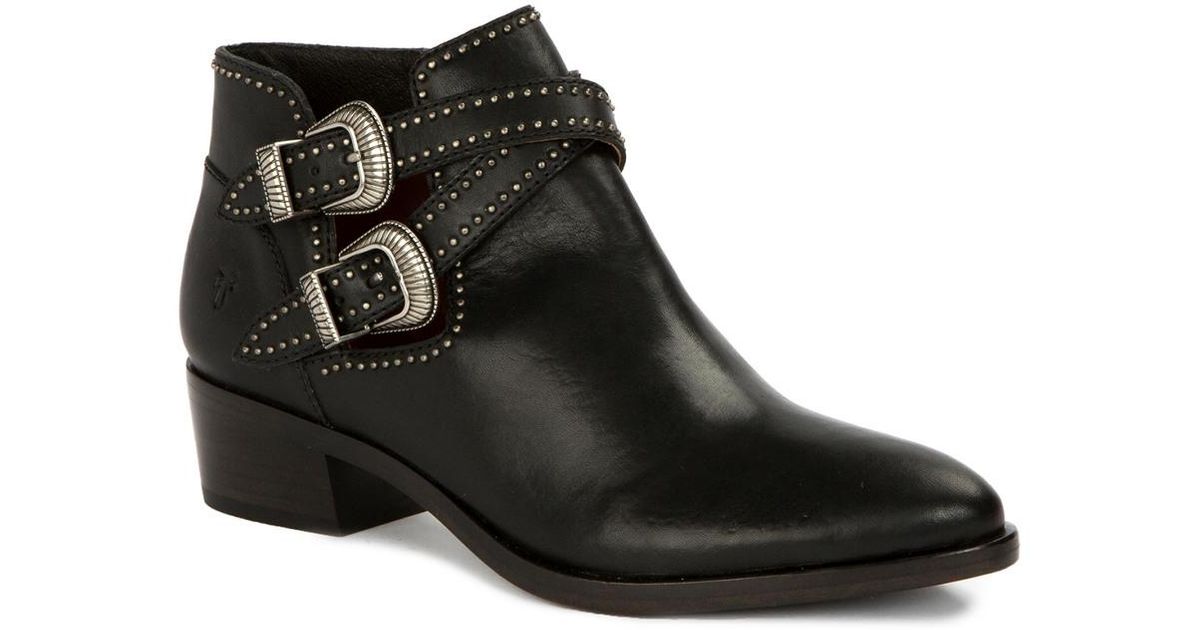 frye ray deco western shootie