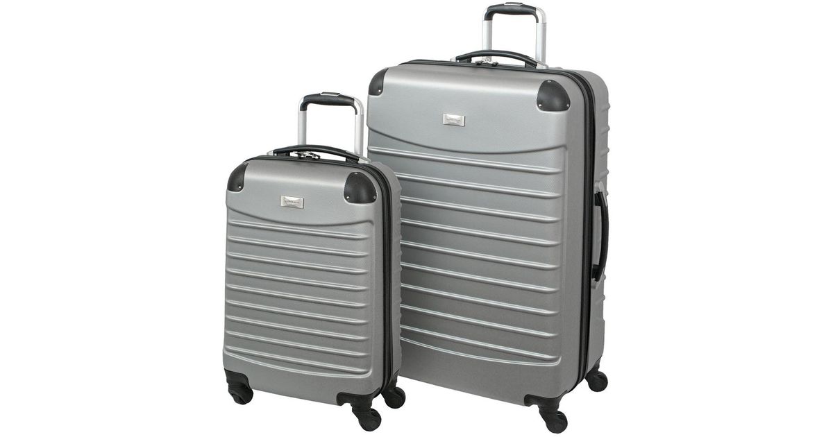 Geoffrey Beene Hardside 2pc Luggage Set in Gray Lyst