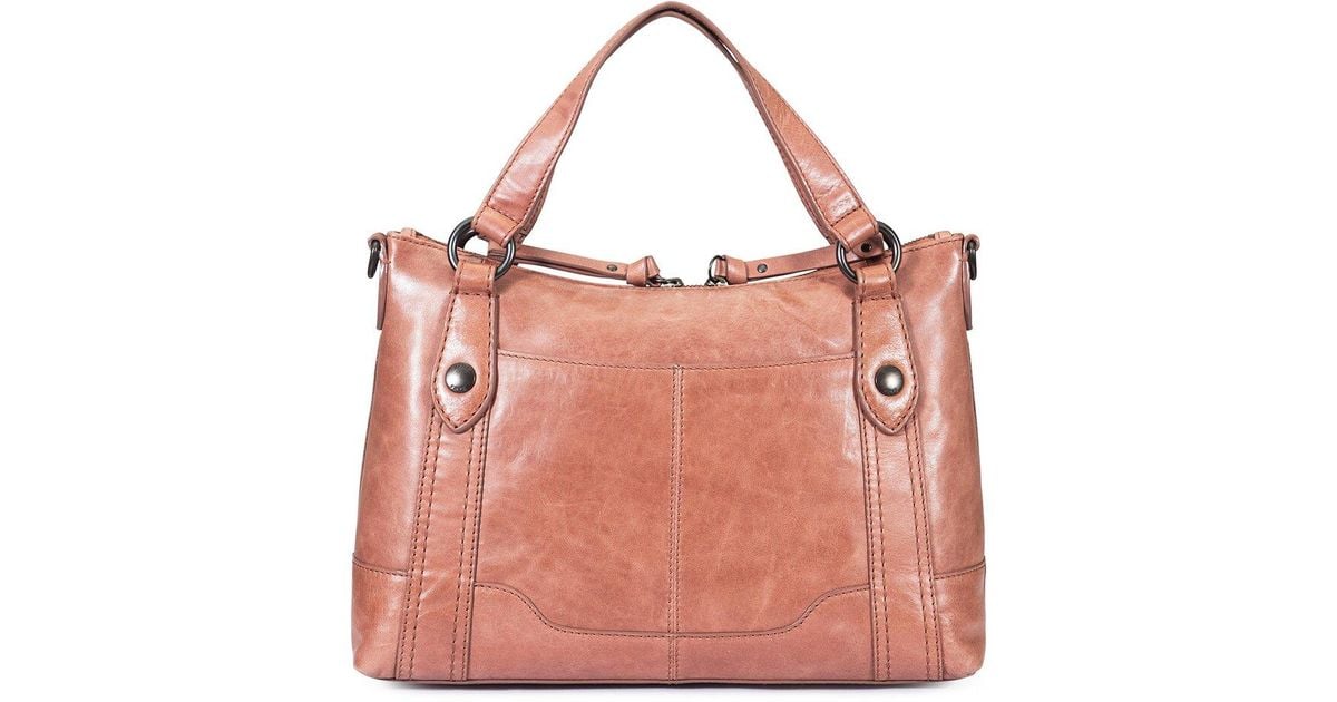 Frye Melissa Medium Leather Satchel in Pink Lyst