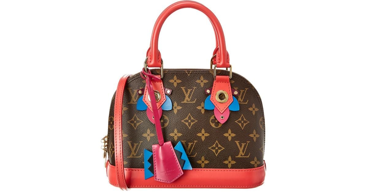 Louis Vuitton Limited Edition Pink Totem Monogram Canvas Alma Bb - Lyst