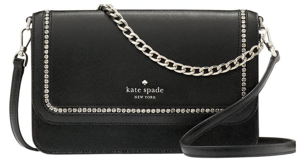 Kate Spade Madison Willow Medium Flap Convertible Leather Crossbody in