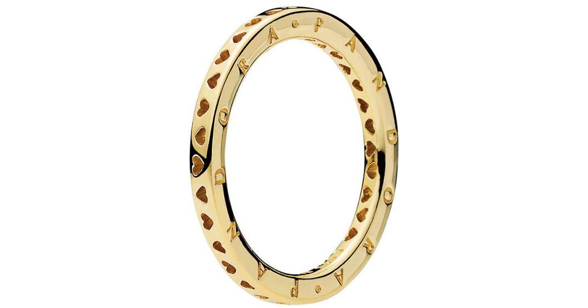 PANDORA 18k Over Silver Signature 