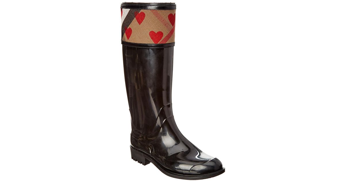 burberry heart boots