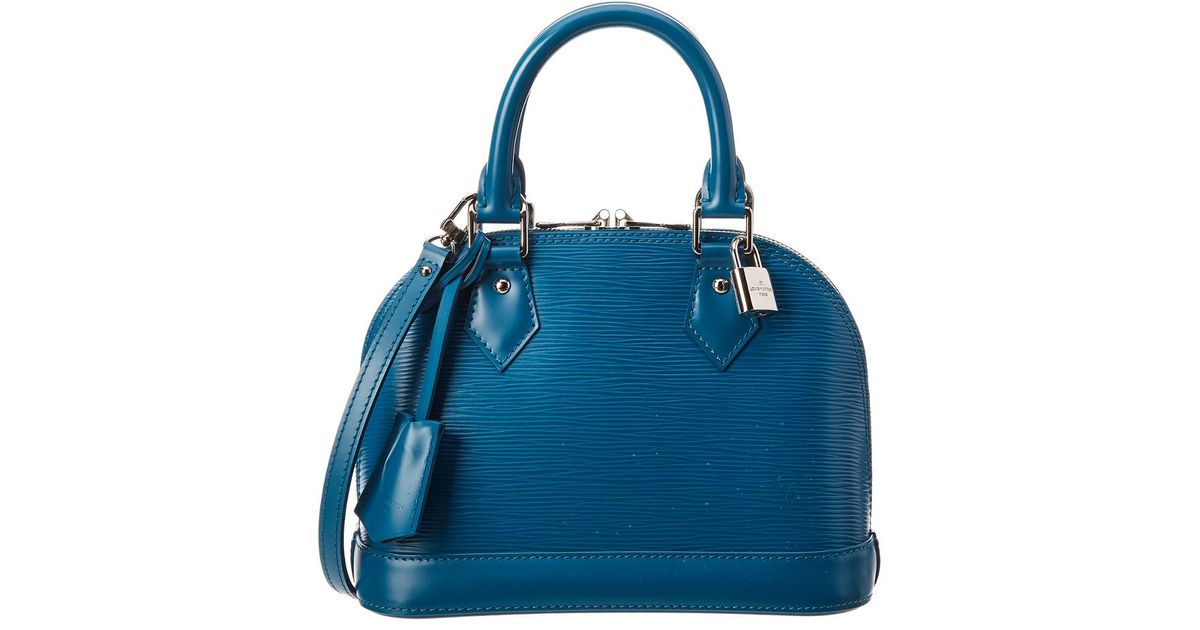 Louis Vuitton Blue Epi Leather Alma Bb - Lyst