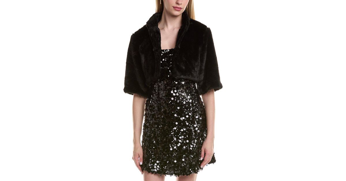 FLORA BEA NYC Nivana Cape Jacket in Black | Lyst UK