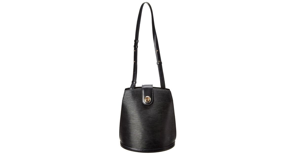 Louis Vuitton Black Epi Leather Cluny in Black - Lyst