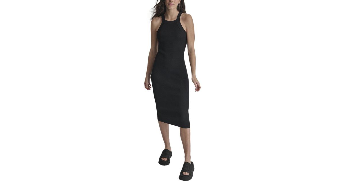 thumbnail image 2 of DKNY Ruched-sleeve Midi Dress | Red 2 of 11