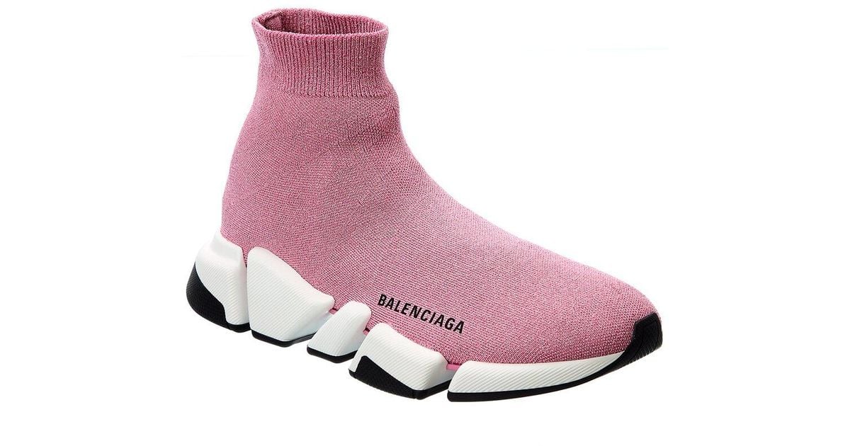 balenciaga sock shoes pink