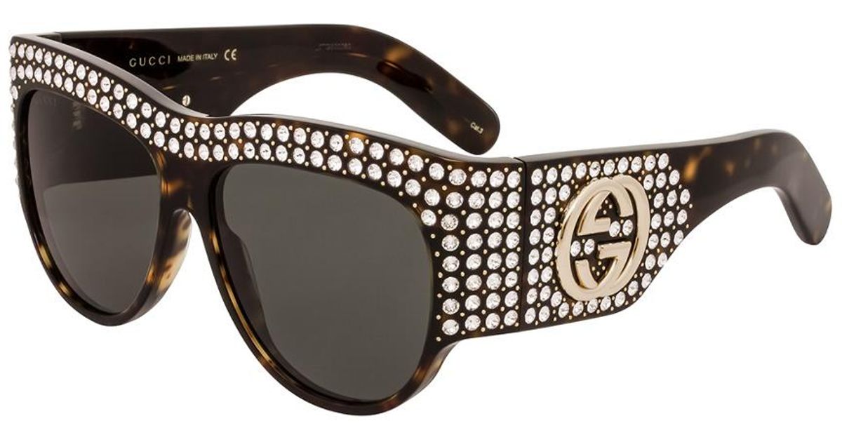 Gucci Women's Gg0144s 56mm Sunglasses 