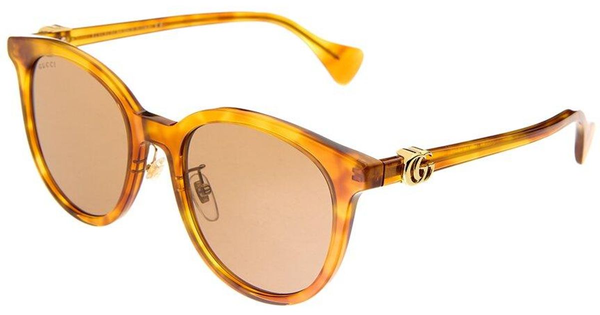 Gucci GG1073SK 54mm Sunglasses in Yellow Lyst
