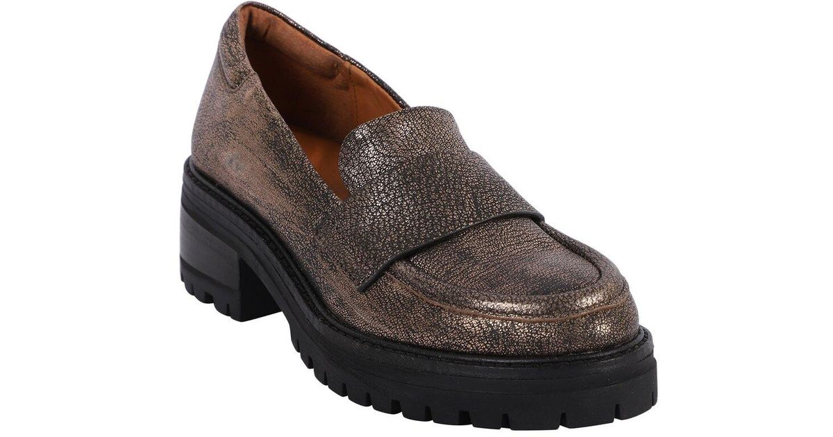 Gentle Souls By Kenneth Cole Brenda Leather Loafer in Brown | Lyst