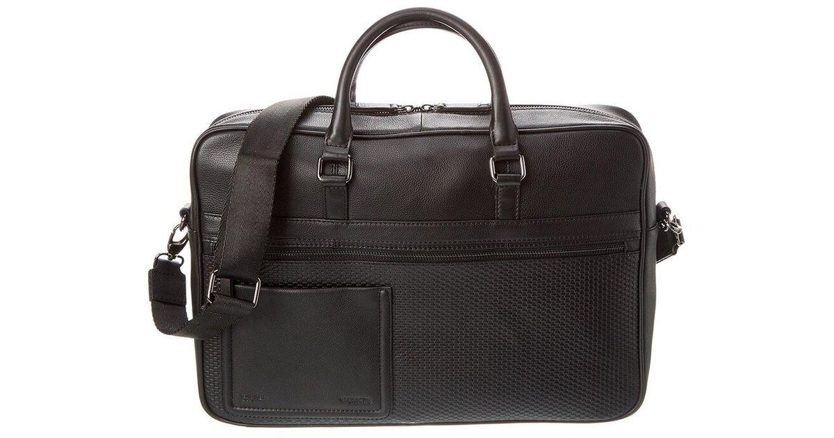 Ted baker leather outlet document bag