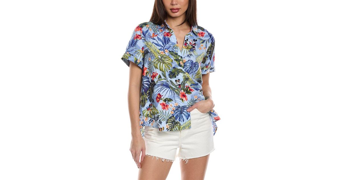 Tommy Bahama X Disney Jungle Jubilee Linen Shirt in Blue Lyst UK