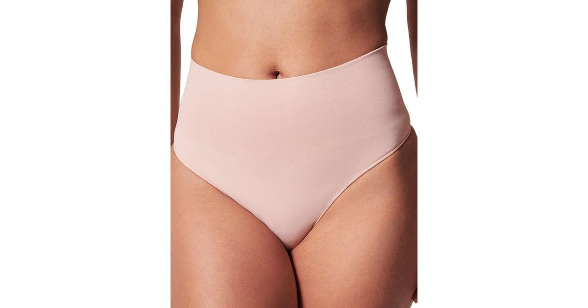 Spanx Ecocare Thong in Brown