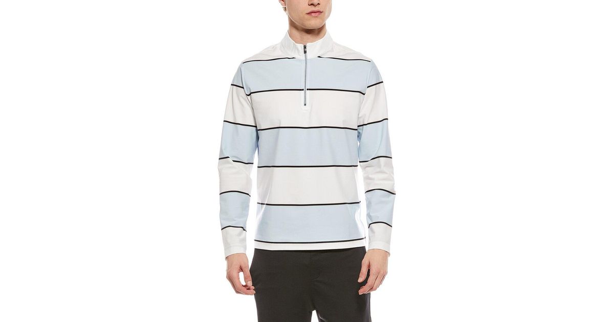 adidas Ultimate Rugby 1/4-Zip Pullover in White for Men | Lyst