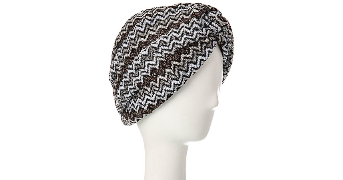 Missoni Turban in Metallic | Lyst UK