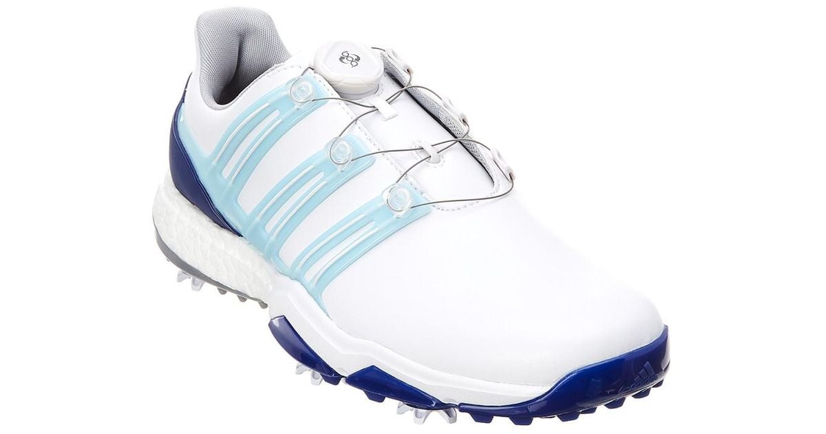 slump Bliver værre Havslug adidas Originals Powerband Boa Boost Golf Shoe in Blue for Men - Lyst