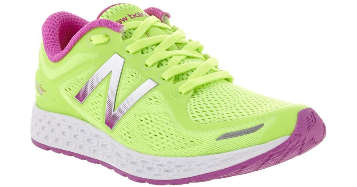 New Balance Women's Fresh Foam Zante V2 Running Shoe in Yellow | Lyst