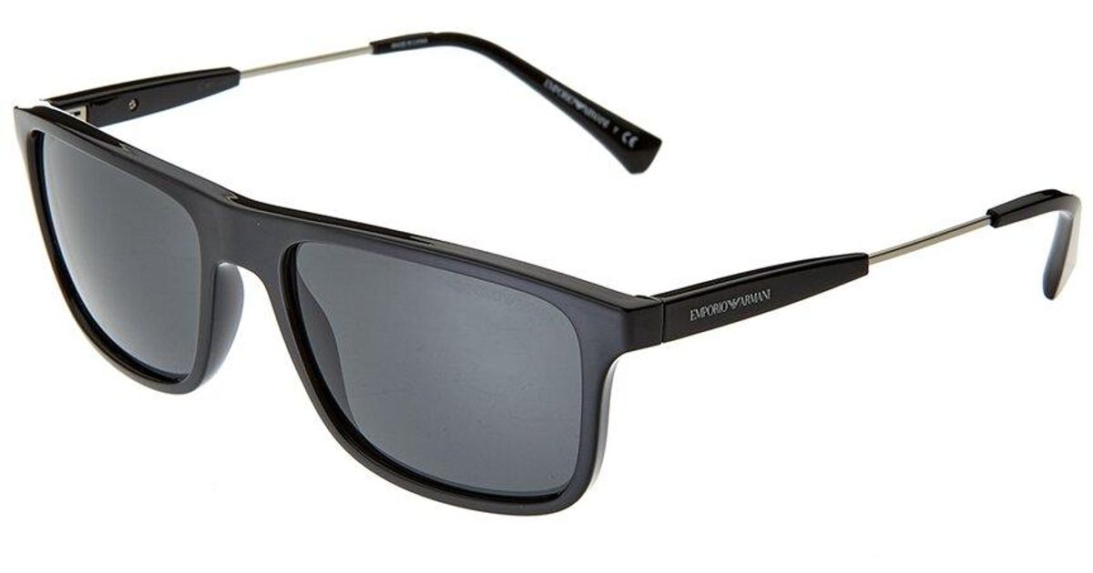 Emporio Armani Ea4151 56mm Sunglasses in Metallic for Men Lyst