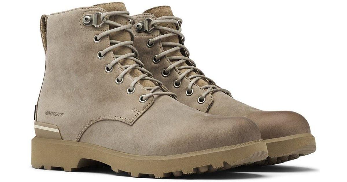sorel caribou mens leather waterproof boots