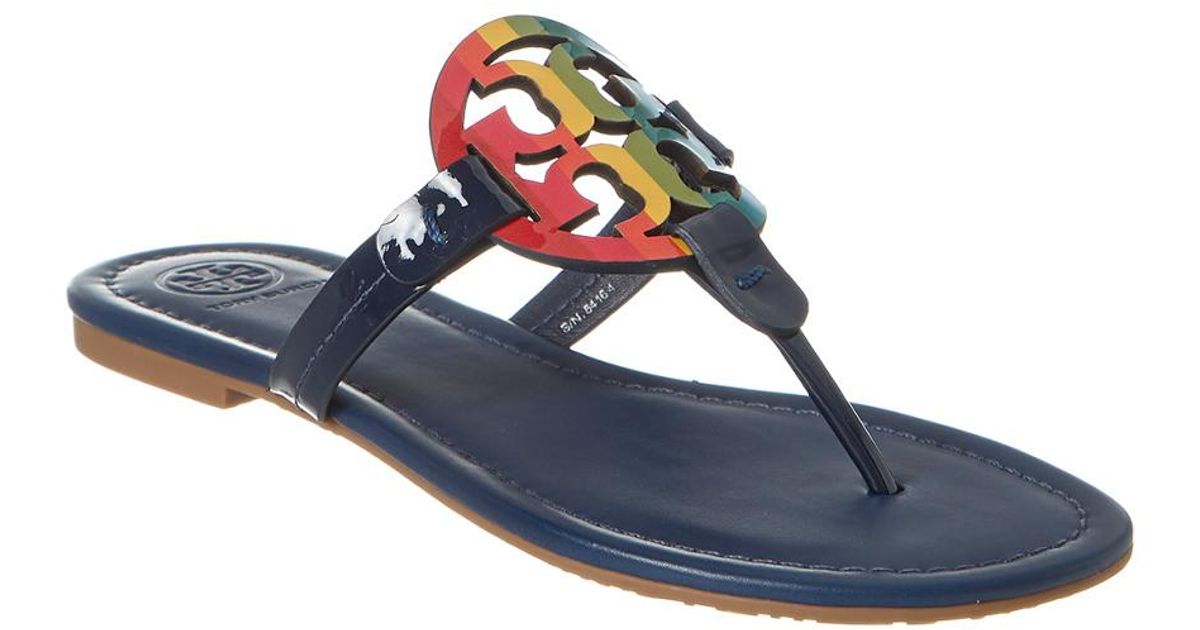 tory burch miller sandals rainbow