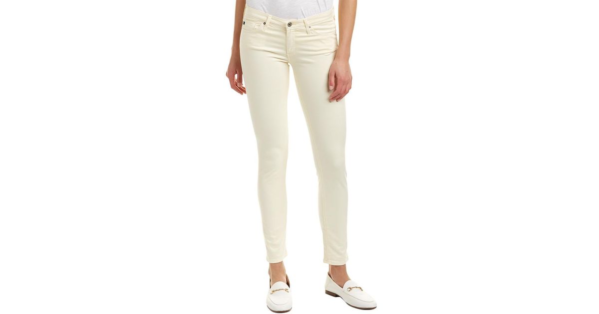 Jeans The Cream Cigarette Leg in White | Lyst