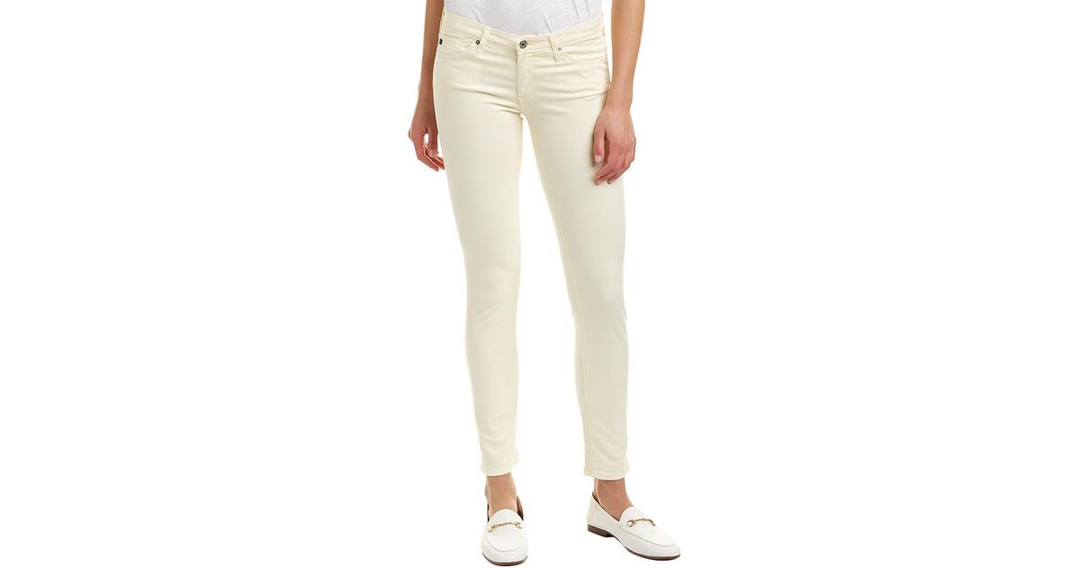 AG Jeans Cotton The Stilt Cream 