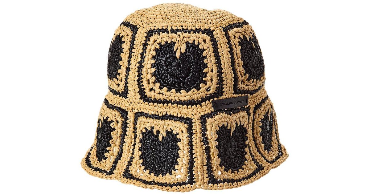 ハット STELLA McCARTNEY Embroidered Crochet Hat Stella McCartney Embroidered crochet hat | gebnegozionline