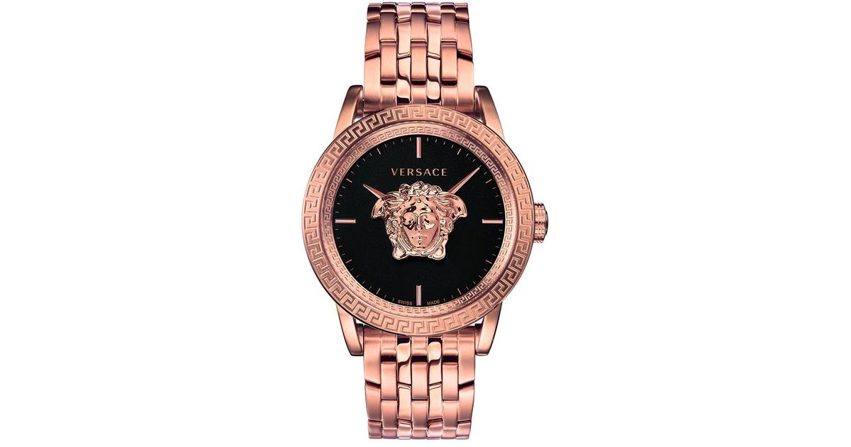 Versace Palazzo Empire Watch in Pink for Men - Lyst