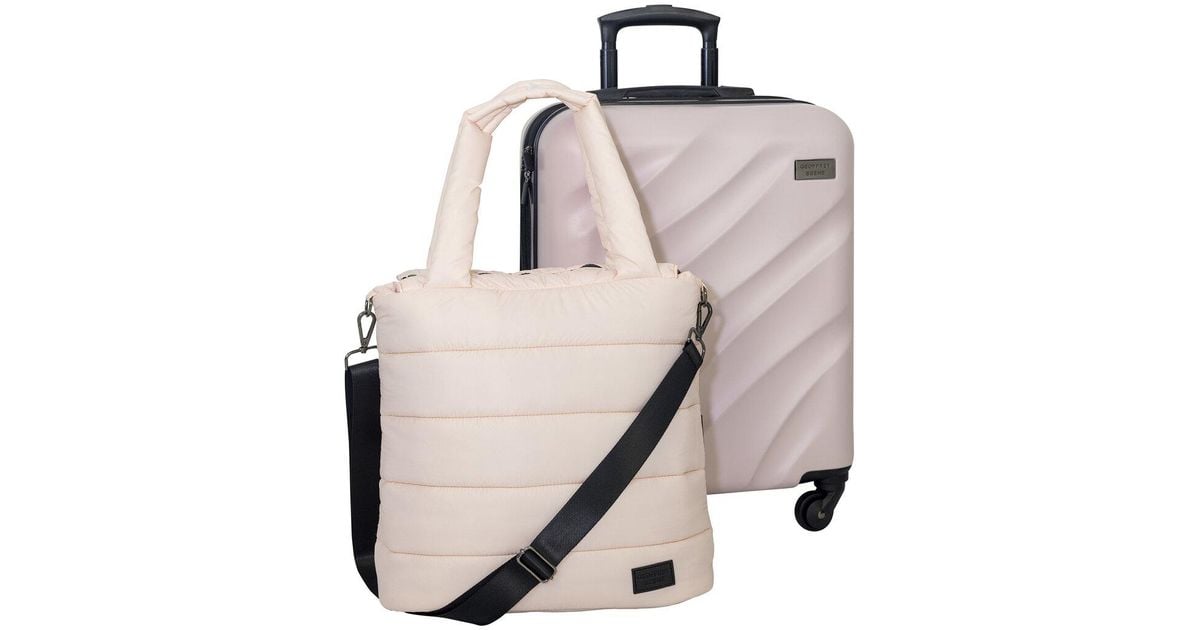 Geoffrey Beene Puffer Hardside 2pc Luggage Set in Natural Lyst Australia