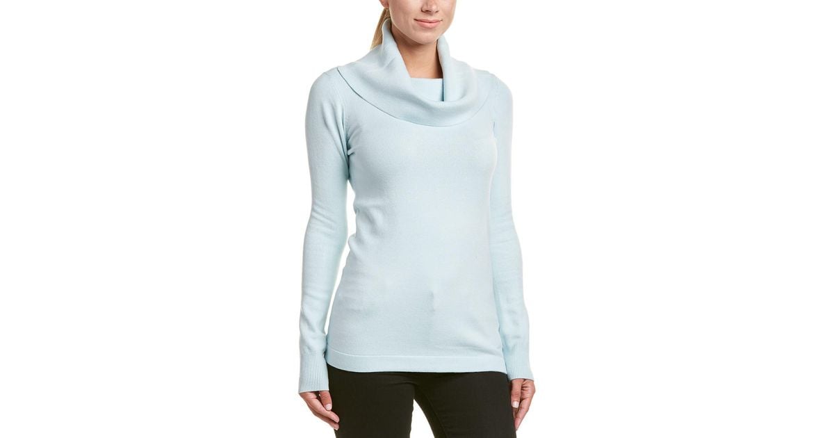 funnel neck tunic sweater