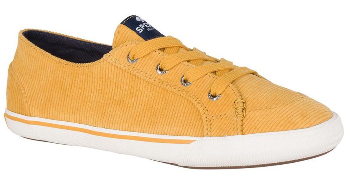 sperry yellow shoes