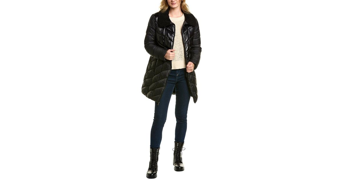 Andrew Marc Packable Jacket in Black Lyst
