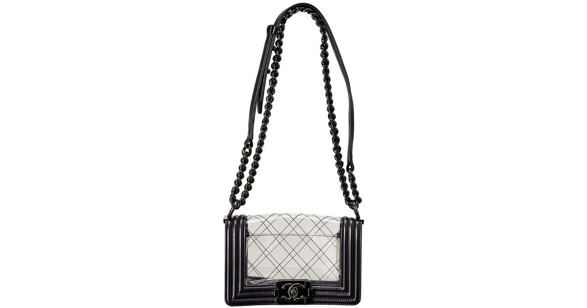 clear bag chanel