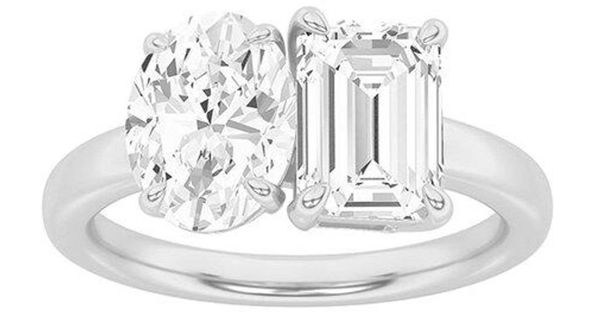 Toi Et Moi Ring Lab Grown Diamond