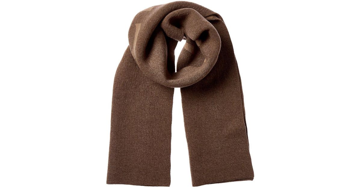 DOUBLE-FACE STOLE SCARF IN BURNT ORANGE MIX OLIVE GREEN CASHMERE 394462