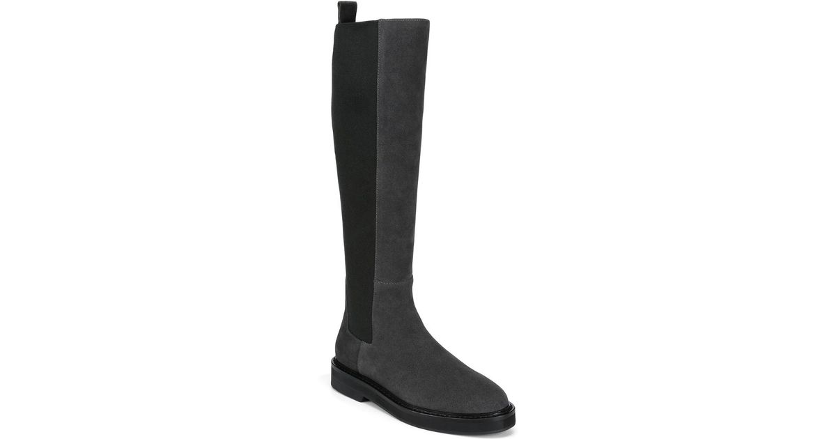 donald pliner over the knee suede boots