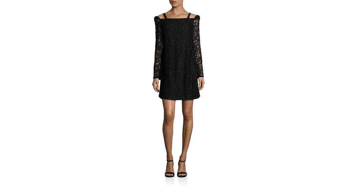 see by chloe black lace dress