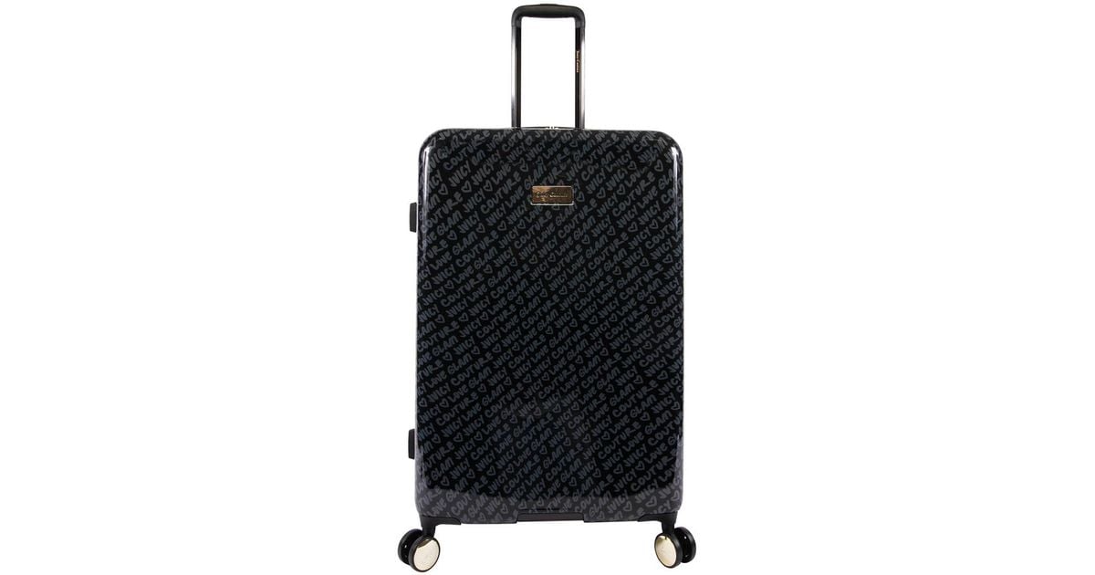 juicy couture suitcase black