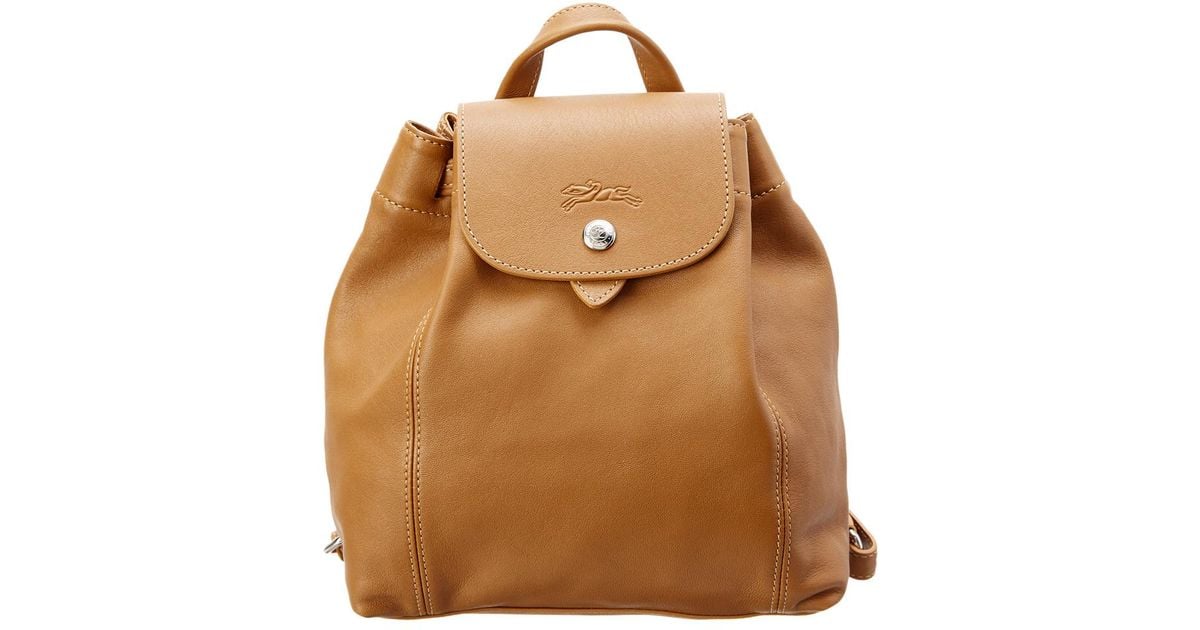 le pliage cuir backpack