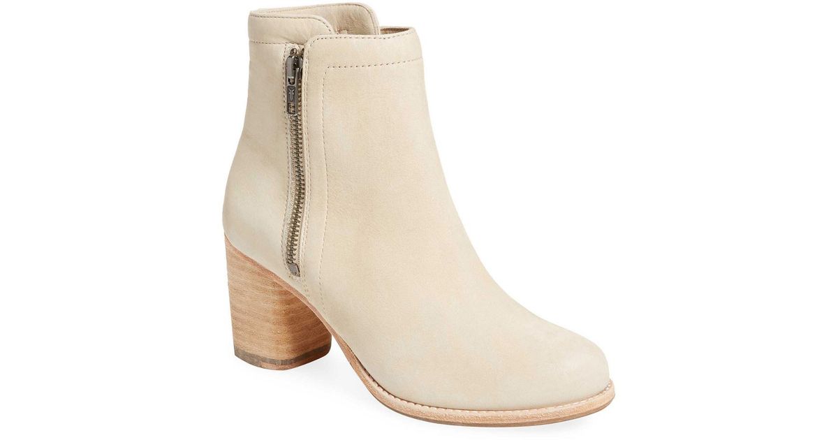 frye double zip bootie
