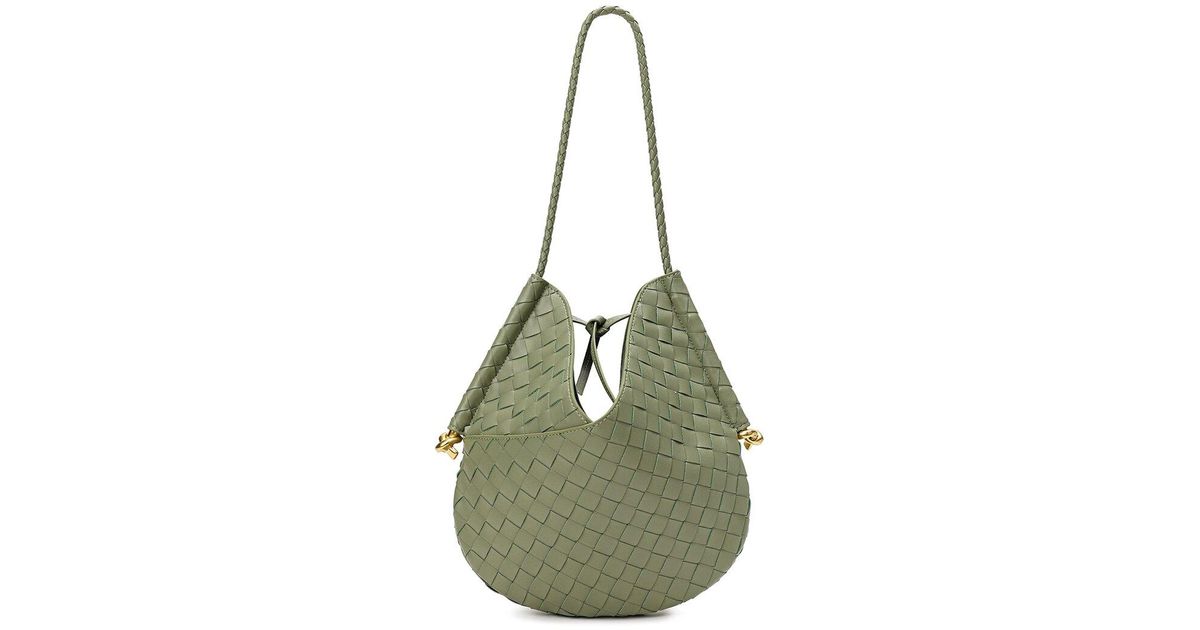 Tiffany & Fred Woven Leather Hobo Bag in Green | Lyst