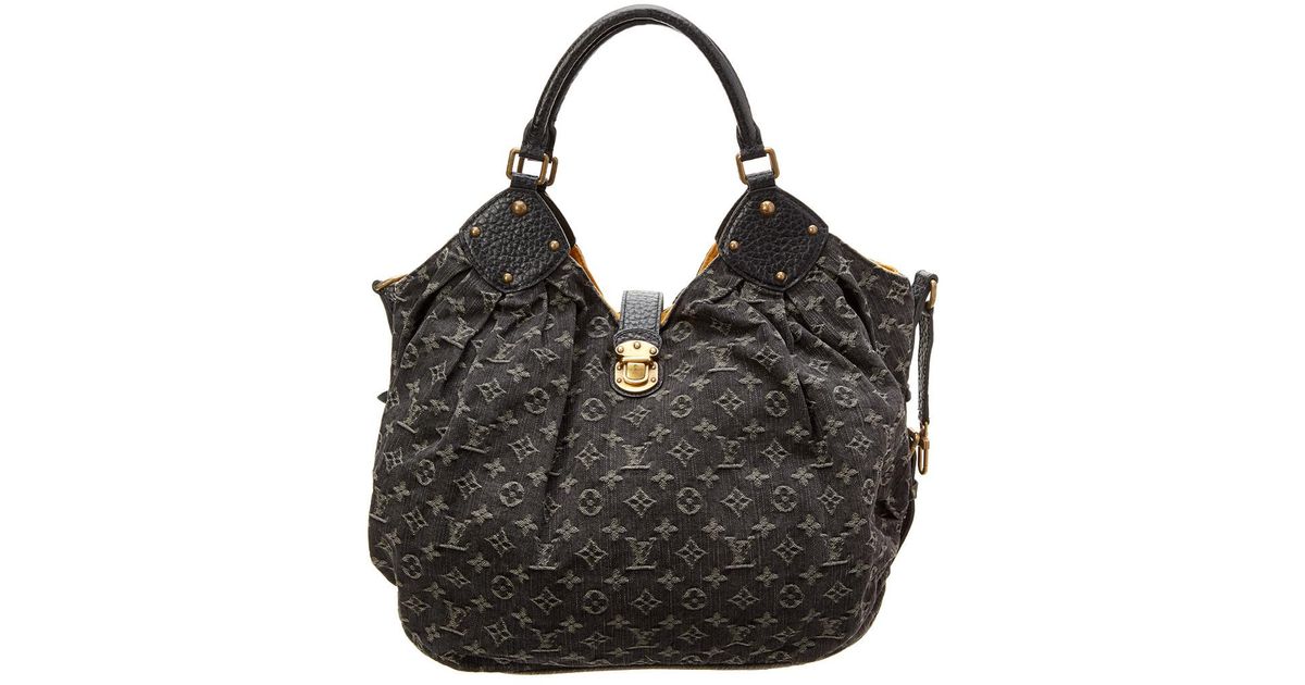 Louis Vuitton Black Monogram Denim 
