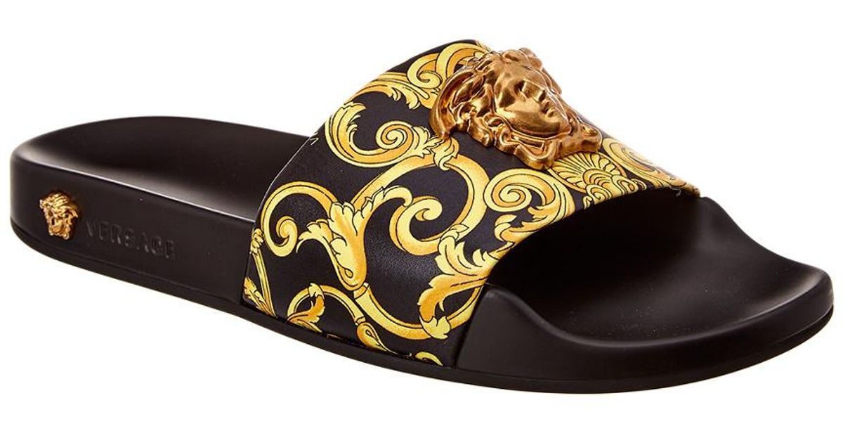 versace medusa stud slides