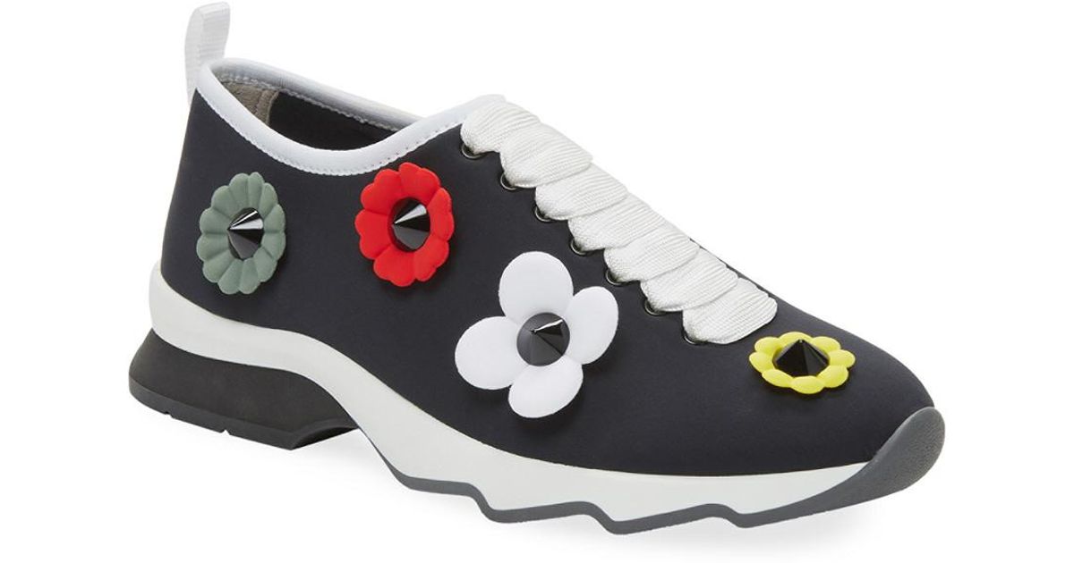 fendi floral sneakers